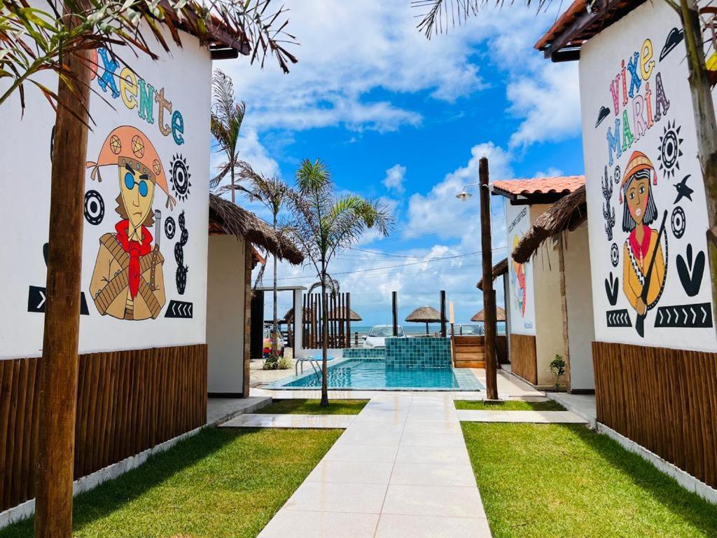 Flats Villas Litoral Sul - Praia Pontal Do Peba - Piacabucu - Al المظهر الخارجي الصورة