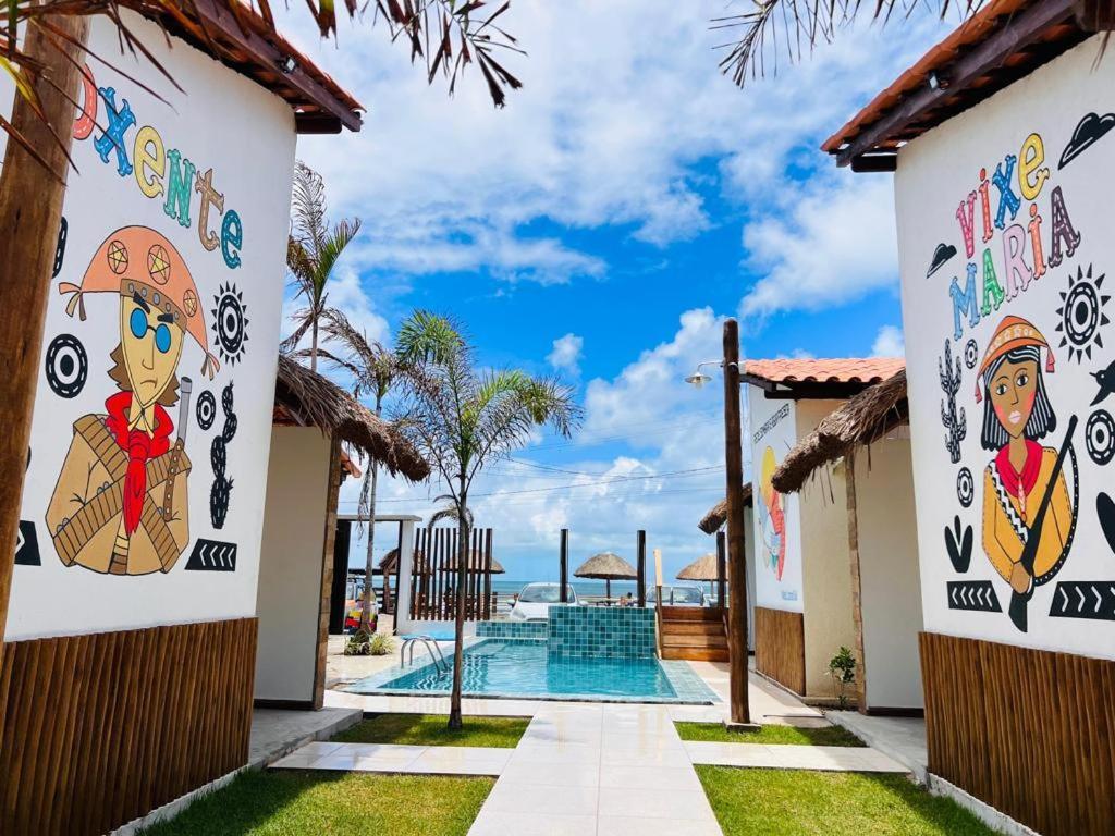Flats Villas Litoral Sul - Praia Pontal Do Peba - Piacabucu - Al المظهر الخارجي الصورة